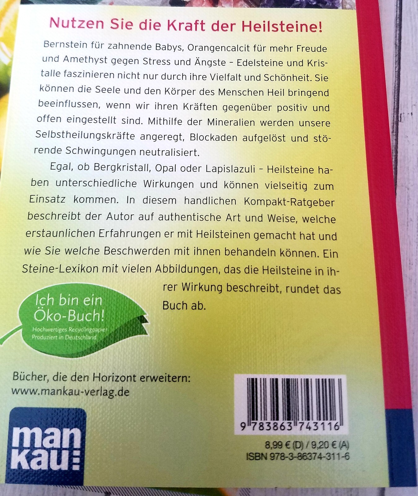 Thumbnail - Herbert Bloos: Heilsteine. Kompakt-ratgeber (ungelesen)