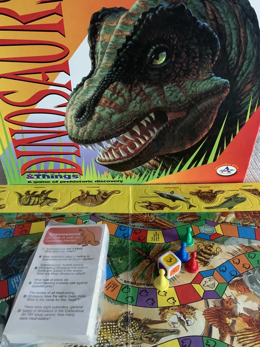 Baixar Cena de jogo de tabuleiro de dinossauros pré-históricos  gratuitamente