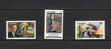 S3984 Colombie 1984/5 Personnages Célèbres 3v. MNH