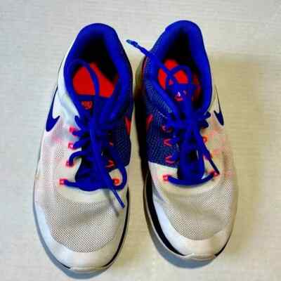 Nike Tanjun Racer WHT/ROYAL/HYPER RED Youth 5 sporty GUC