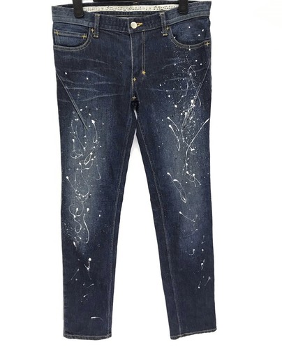 Number (N)ine Paint Splatter Jeans 