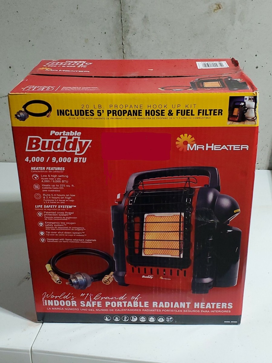 Mr. Heater 9000 BTU Propane Indoor Heater With Bulk Tank Hose and Filter  709730223658 | eBay