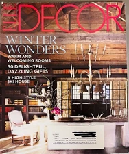 ELLE DECOR Magazine ~ Issue #172 ~ December 2010/January 2011