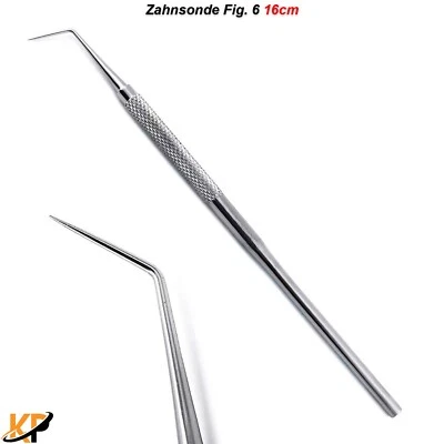 MEDSPO® Zahnsonde Zahnreiniger Fig. 6 Zahnsteinentferner Zahndiagnostik Zahnarzt Dental