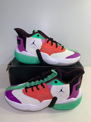 .1533 Nike Jordan React Elevation, White/Black/Multi, Basketball Shoes-US 8 Mens