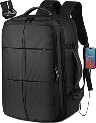 Travel Backpack, Carry On Backpack Flight Approved with USB Charging Port, Ex...