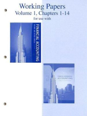 Working Papers Study Guide, Volume 1, Chapters 1 Financial Accounting McGraw