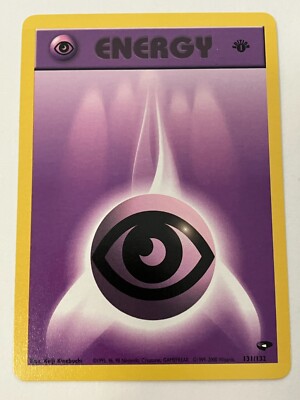 Pokémon TCG - Psychic Energy Gym Challenge 131/132 1st Edition Common - LP+
