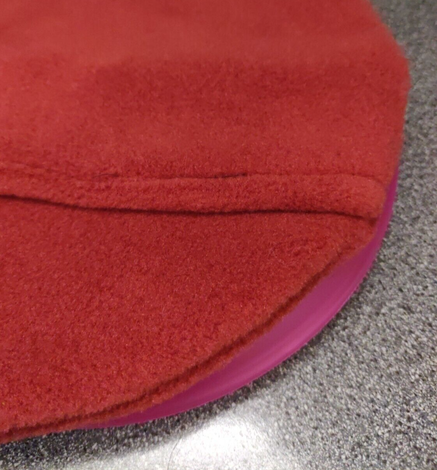 Red COVER (THICK) brushed fleece SNUGGLESAFE HEAT PAD guinea pig rabbit