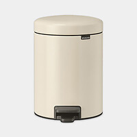 Brabantia NewIcon 5 L Round Beige Pedal Belgium 20.5 cm Bin 5 litre 149900