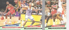 Lot of 3 1992-93 Fleer Ultra First Round Draft Picks Free Agent Basketball Cards