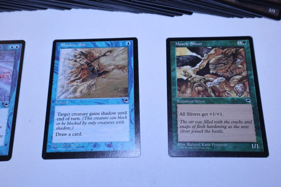 MTG Tempest Complete Common Set 110 Cards-Lotus Petal, Counterspell, Shadow Rift - Image 3 of 4