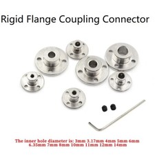 3mm-14mm Rigid Flange Wrench Coupling Motor Guide Shaft Coupler Motor Connector
