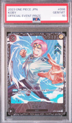 PSA 10 Bandai One Piece Card Koby Flagship Battle best 8 OP02-098