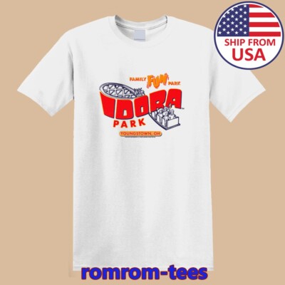 Idora Park Youngstown Ohio Amusement Park White Size S-5XL