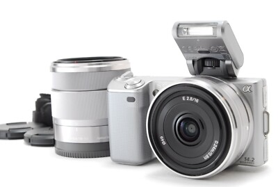 SONY NEX-5、E 18-55mm f3,5-5,6 oss セット Sony Alpha α NEX-5 Camera Body & 16mm, 18-55mm Lens Set Japanese