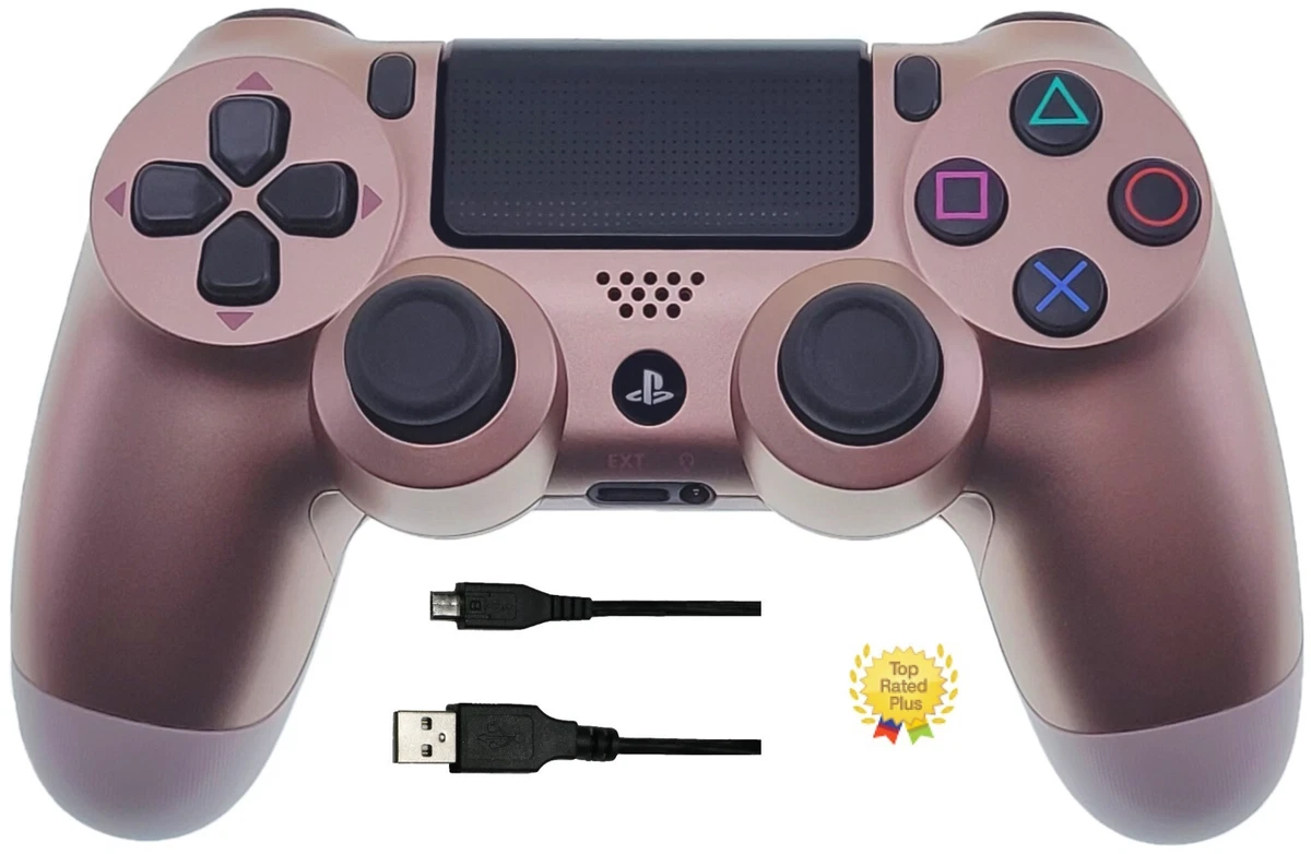 DualShock PS4 rose gold super-Fast controller (charging time 10m) 711719528395 | eBay