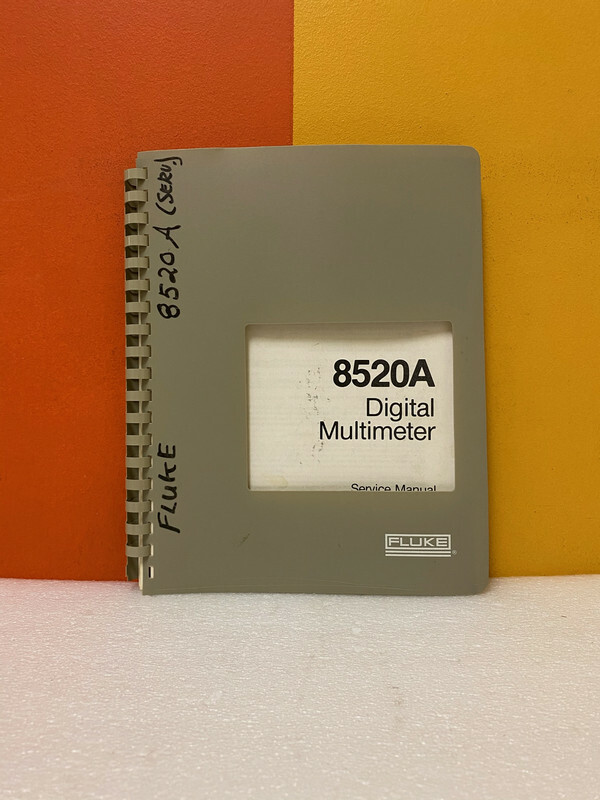 Fluke 541987 8520A Digital Multimeter Comprehensive Service Manual Guide