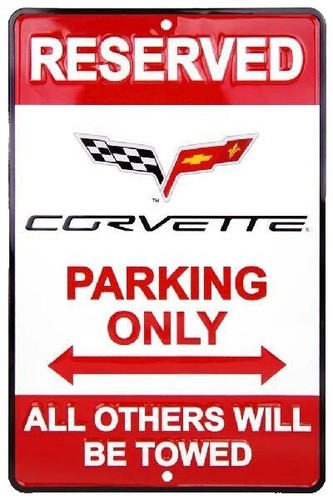Décoration corvette Déco garage cache plaque Enseigne panneau