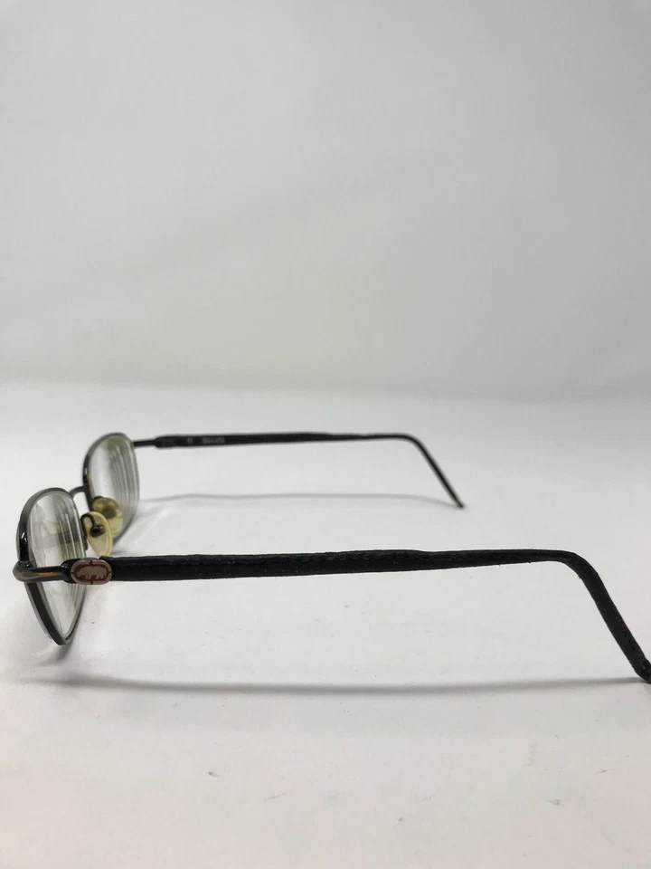 Monturas de gafas Mark Ecko 5004-AG cuero 55-19-140 borde completo QX53 Foto 2 de 4