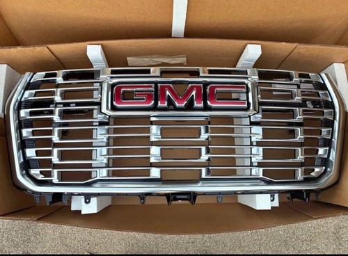 2025 -2026 GMC YUKON DENALI GRILLE WITH EMBLEM OEM GM