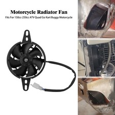 Ventilador de radiador de motocicleta para 150cc-250cc Buggy Quad Go Kart ATV Dirt Pit Bike
