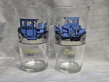 Pair Of Vintage 1910 Buick 1911 Oakland Drinking Glasses Pair Of Vintage 1910 Buick 1911 Oakland Drinking Glasses