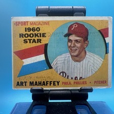 1960 Topps - Sport Magazine 1960 Rookie Star Art Mahaffey #138 (RC) B85