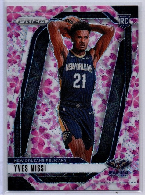 2024-25 Panini Prizm New Orleans Pelicans Yves Missi RC Cherry Blossom /20 #233