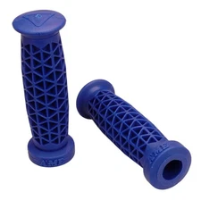 AME Super Soft Supersoft BMX or MTB low flange bicycle grips - BLUE