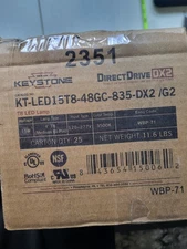 Keystone DirectDrive DX2 KT-LED15T8-48GC-835-DX2/G2 T8 LED Lamp3500K 15W Lotof25