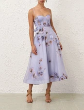 Zimmermann Hypnotic Picnic Midi Dress AU1