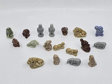 Wade of England Whimsies Lot Of 18 Red Rose Tea Figures Made In England