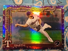 Josh Smith Ssp Holiday Purple Stockings Border Print Run 10