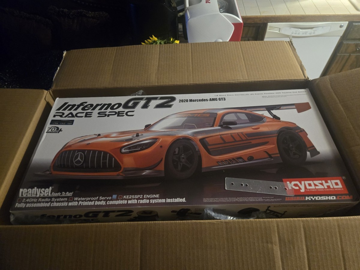 Kyosho Inferno GT2 Race Spec Mercedes-AMG GT3 1:8 Nitro 4WD Orange