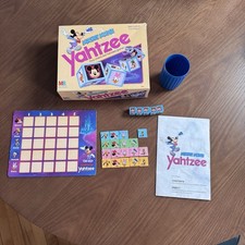 Vintage Walt Disney Mickey Mouse YAHTZEE 1988 Milton Bradley Game READ