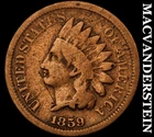 1859 Indian Head Cent- Semi Key Better Date No Reserve #J4445