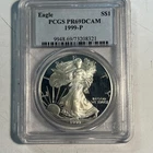 1999-P American Silver Eagle PCGS PR69DCAM 1 oz .999 Silver