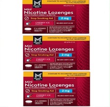 3 Pack - Member  s Mark Nicotine Mini Lozenge, 2 MG . 216 ct.