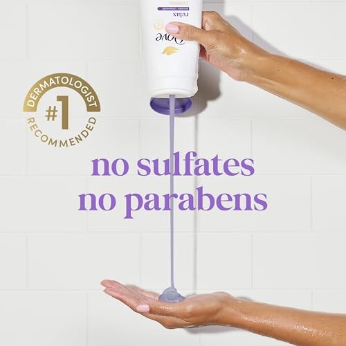 Dove Body Wash Relax Lavender Oil & Chamomile for 24hr Lotion-Soft Skin