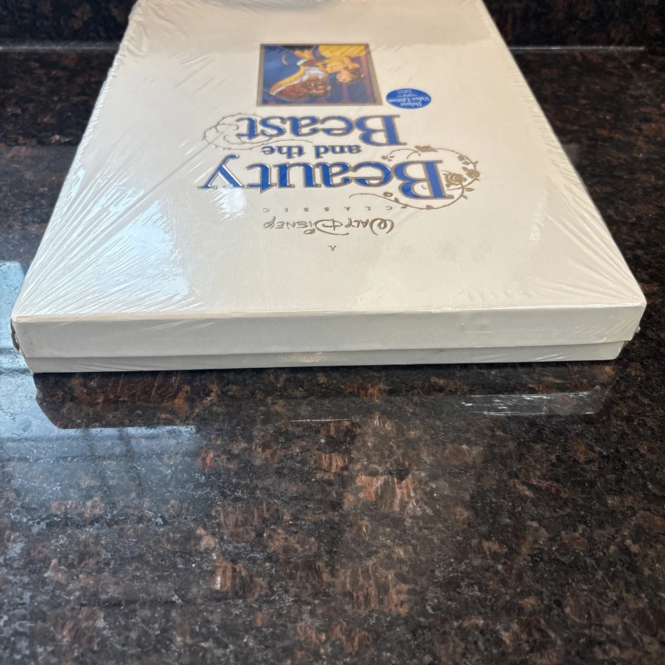 New Walt Disney BEAUTY AND THE BEAST Deluxe Collectors Edition VHS, Book Lith💙 — 第 4/4 张图片