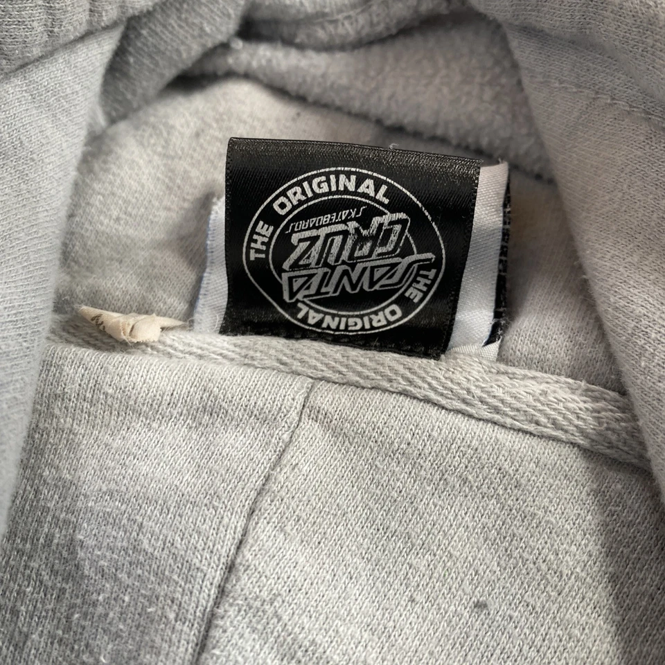 SANTA CRUZ скейтборды галстук краситель графический логотип толстовка с капюшоном Sz L - Изображение 4 из 4