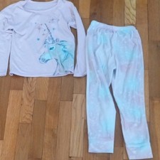 Unicorn Print Kids Pajamas -girl 6, soft