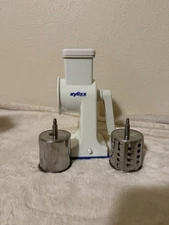 Zyliss Rotary Food Processor Grater Switzerland New Open Box w/3 Stainless Drum 