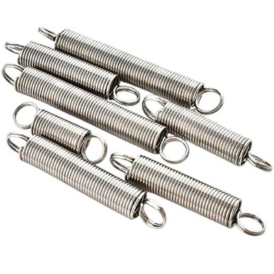 0.3mm-1.5mm Zugfedern Edelstahl Rückstellfedern Extension Spring Double Ring-end