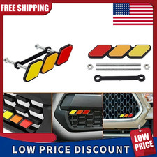 For Toyota Tacoma 4runner 6 Tri-color Grille Badge Emblem Car Accessories For Toyota Tacoma 4runner 6 Tri-color Grille Badge Emblem Car Accessories