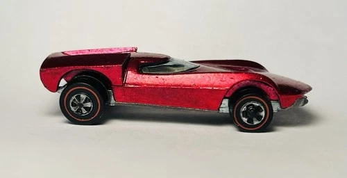 1968 Mattel Hot Wheels Redline Candy Red Turbofire