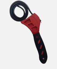 Effective Adjustable Rubber Strap Belt Wrench Tool Car Oil Water Filter Opener !