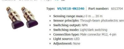 1PCS NEW    /VE18-4N3340 Proximity switch sensor   #D8