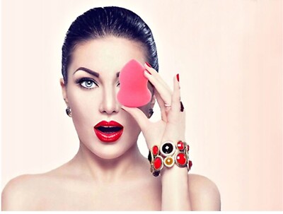 BEAKEY Set Di Spugnette Per Il Trucco Da 5 Pezzi, Spugnette Trucco Make - Foto 2